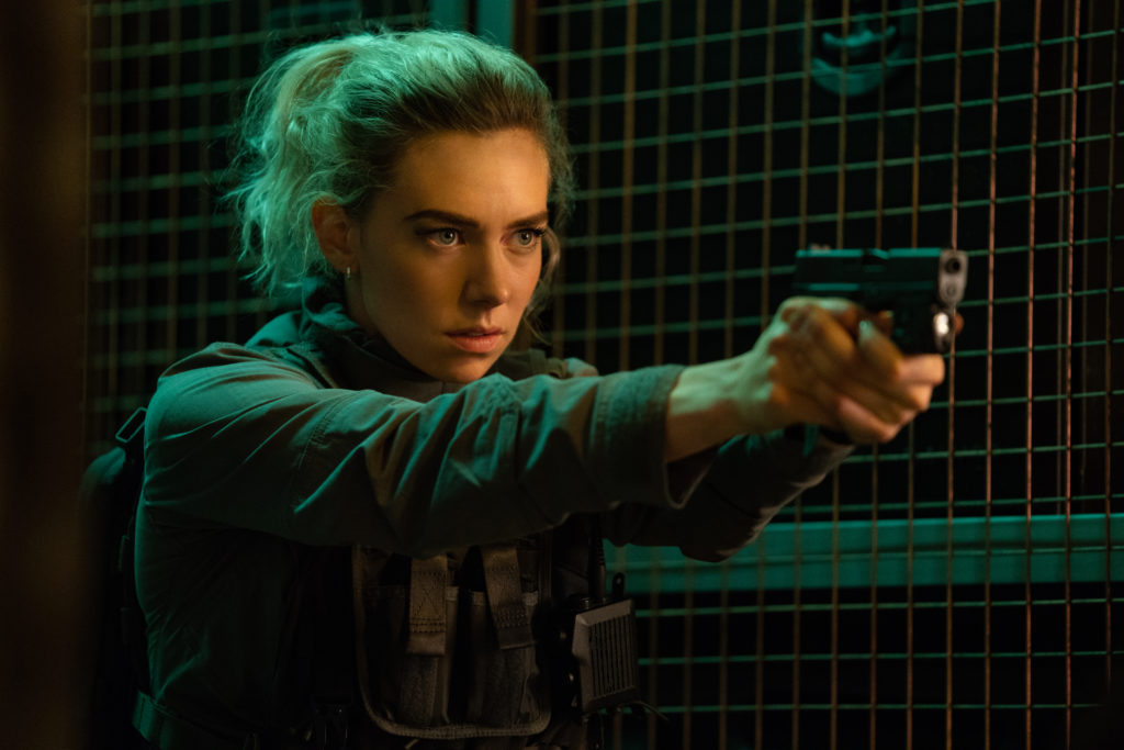 Vanessa Kirby as Hattie Shaw in Fast & Furious Presents: Hobbs & Shaw, directed by David Leitch.