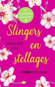 Omslag van het boek Slingers en stellages van De weddingplanner.